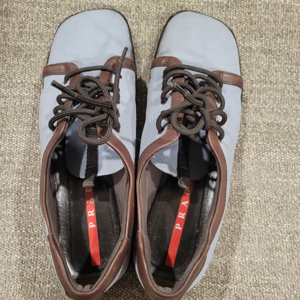 Prada Denim Loafers